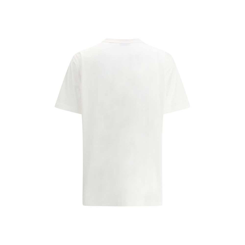 Burberry White Cotton Sportswear T-Shirt - Timeless Elegance