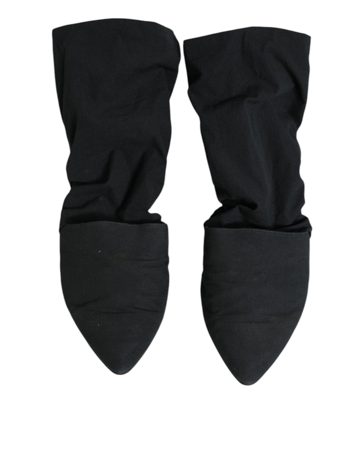 Indulge in the opulence of Dolce & Gabbana Green Cotton Sock Style Ankle Boots, where exquisite Italian craftsmanship meets luxurious comfort, redefining elegance for the discerning.