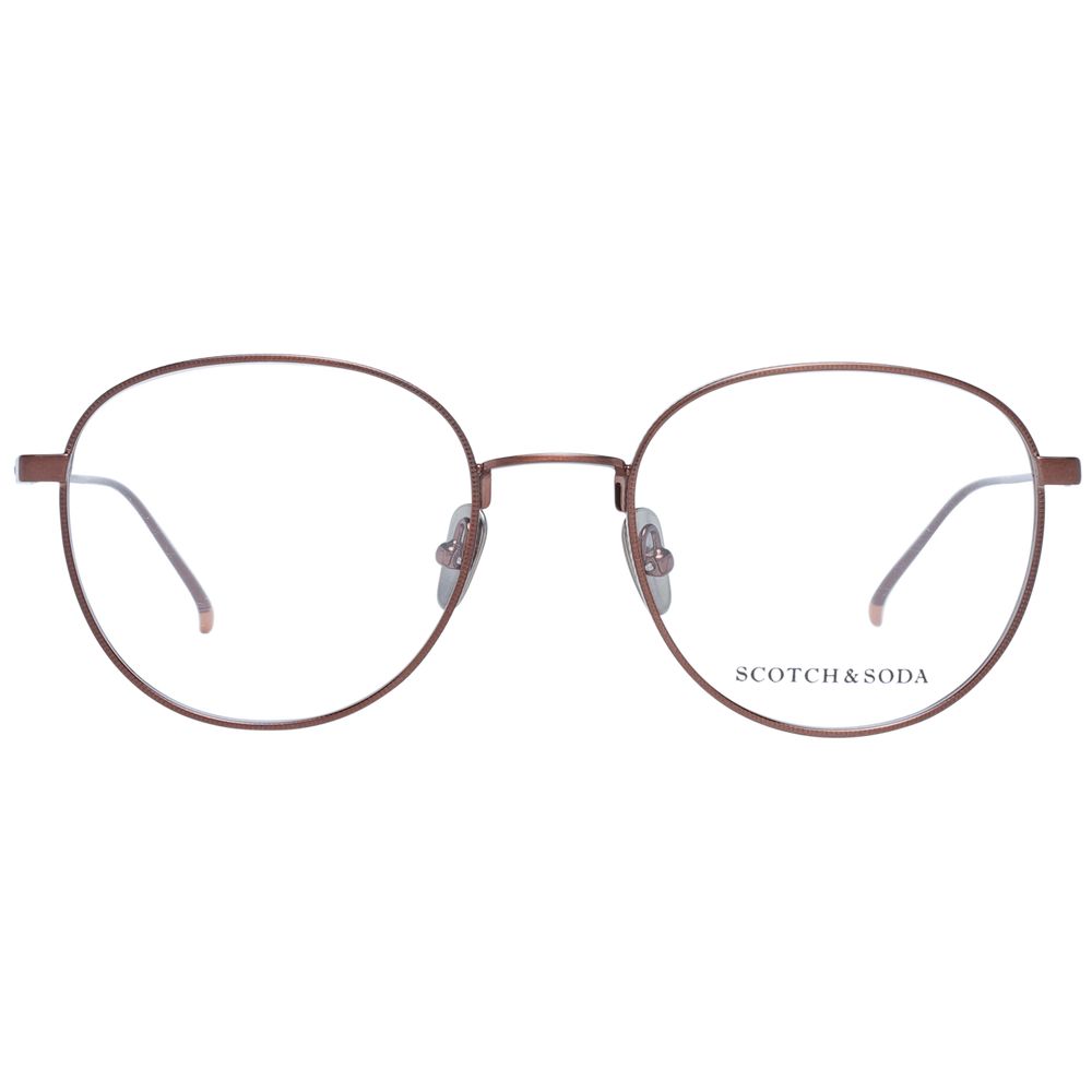 Scotch & Soda Brown Men Optical Frames - DEA STILOSA MILANO