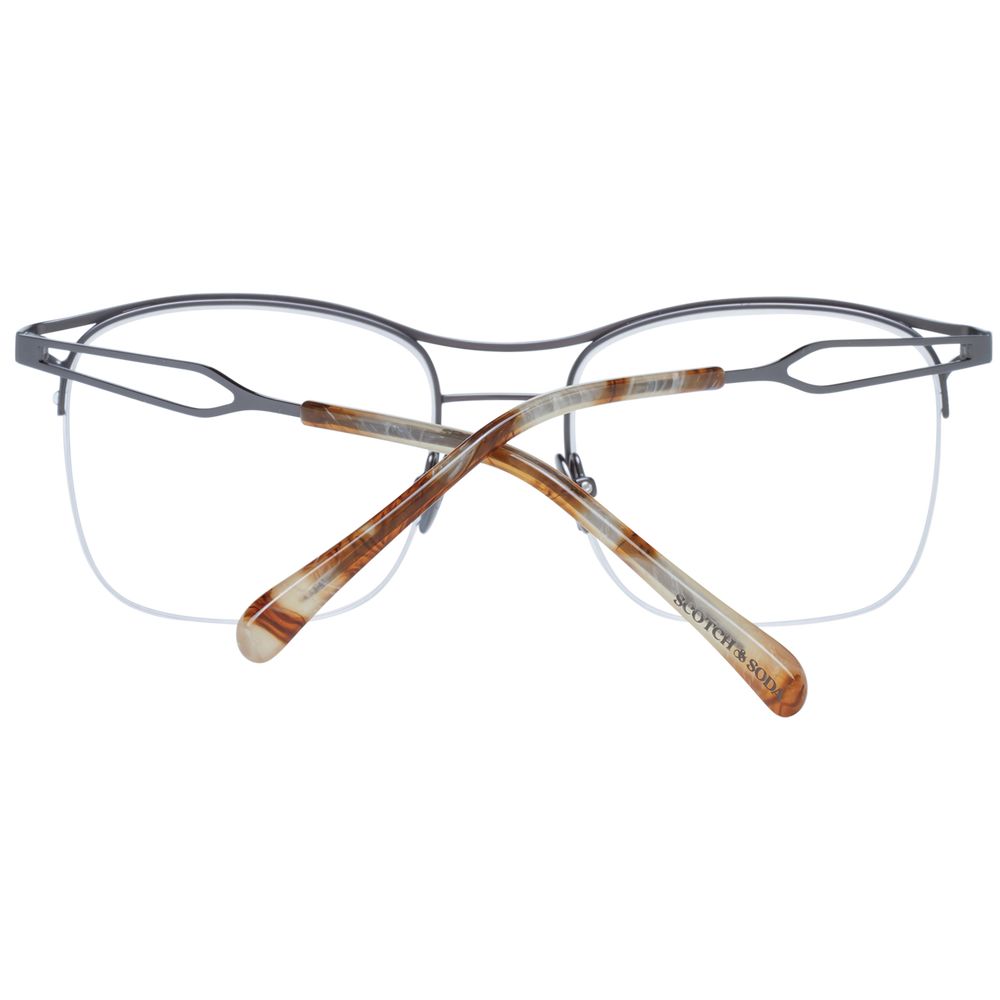 Scotch & Soda Gray Men Optical Frames - DEA STILOSA MILANO