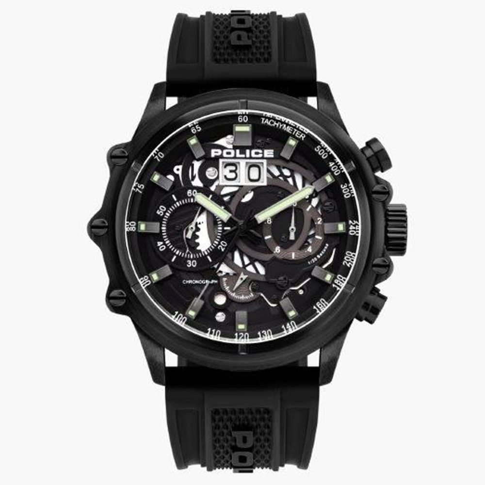 Police Black Men Watch - DEA STILOSA MILANO
