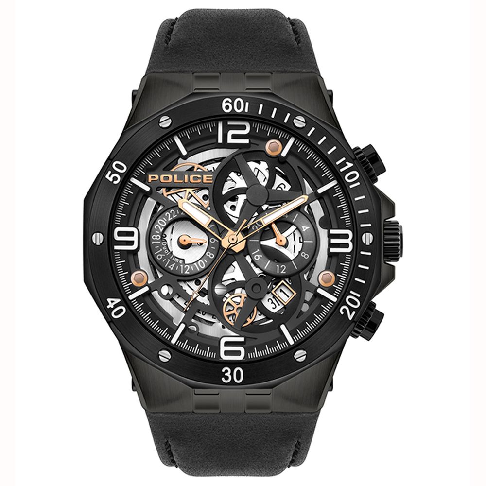 Police Black Men Watch - DEA STILOSA MILANO