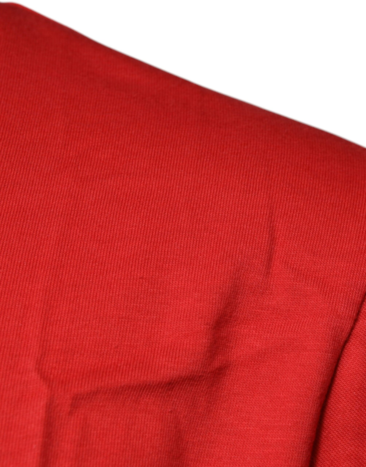 Dolce & Gabbana Red DG Logo Cotton Crew Neck T-shirt Couture