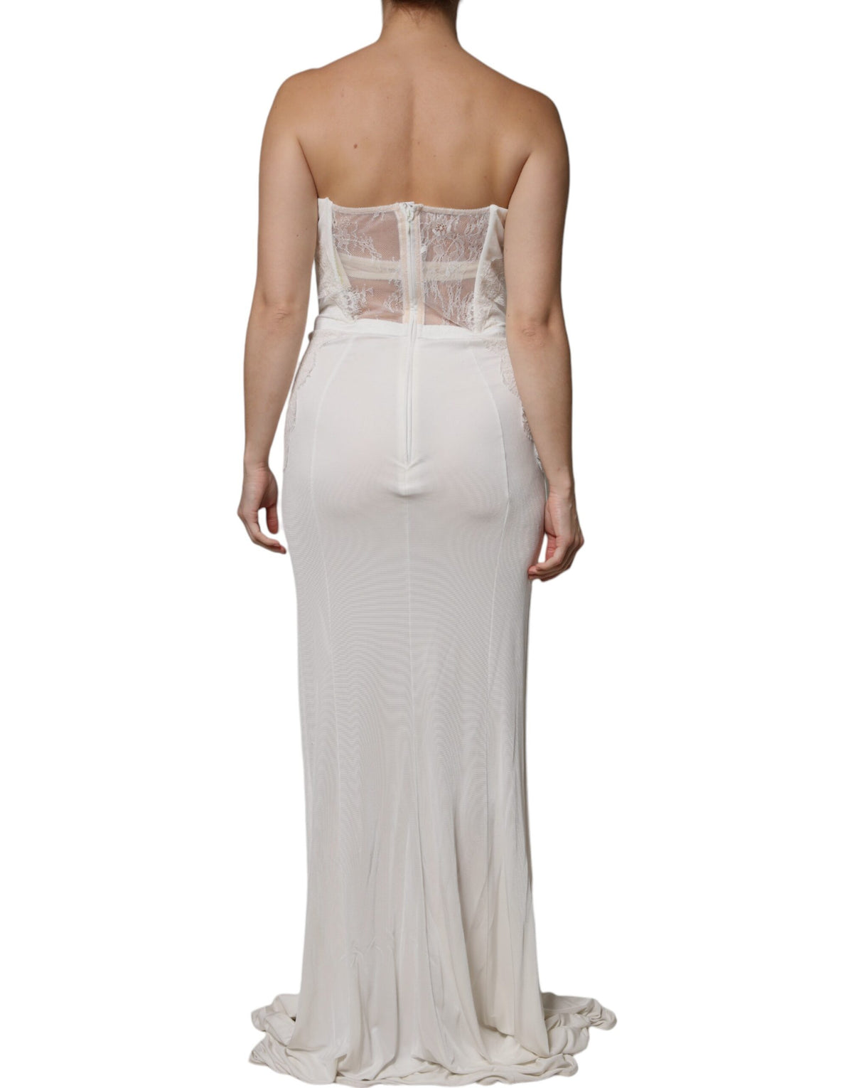 Elisabetta Franchi White Mermaid Gown - Exquisite Luxury Design
