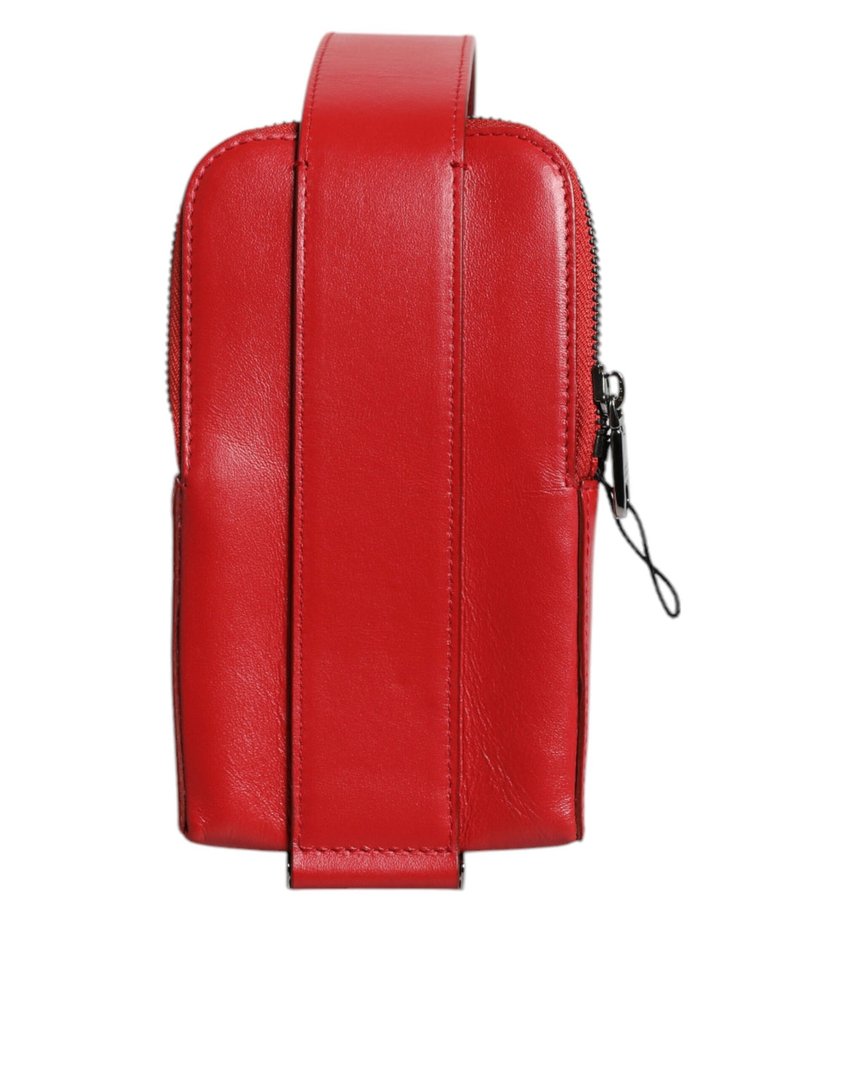 Elevate your style with the Dolce & Gabbana Red Leather Logo Zip Around Card Holder Wallet, a masterpiece of Italian craftsmanship that embodies timeless elegance and sophistication.
