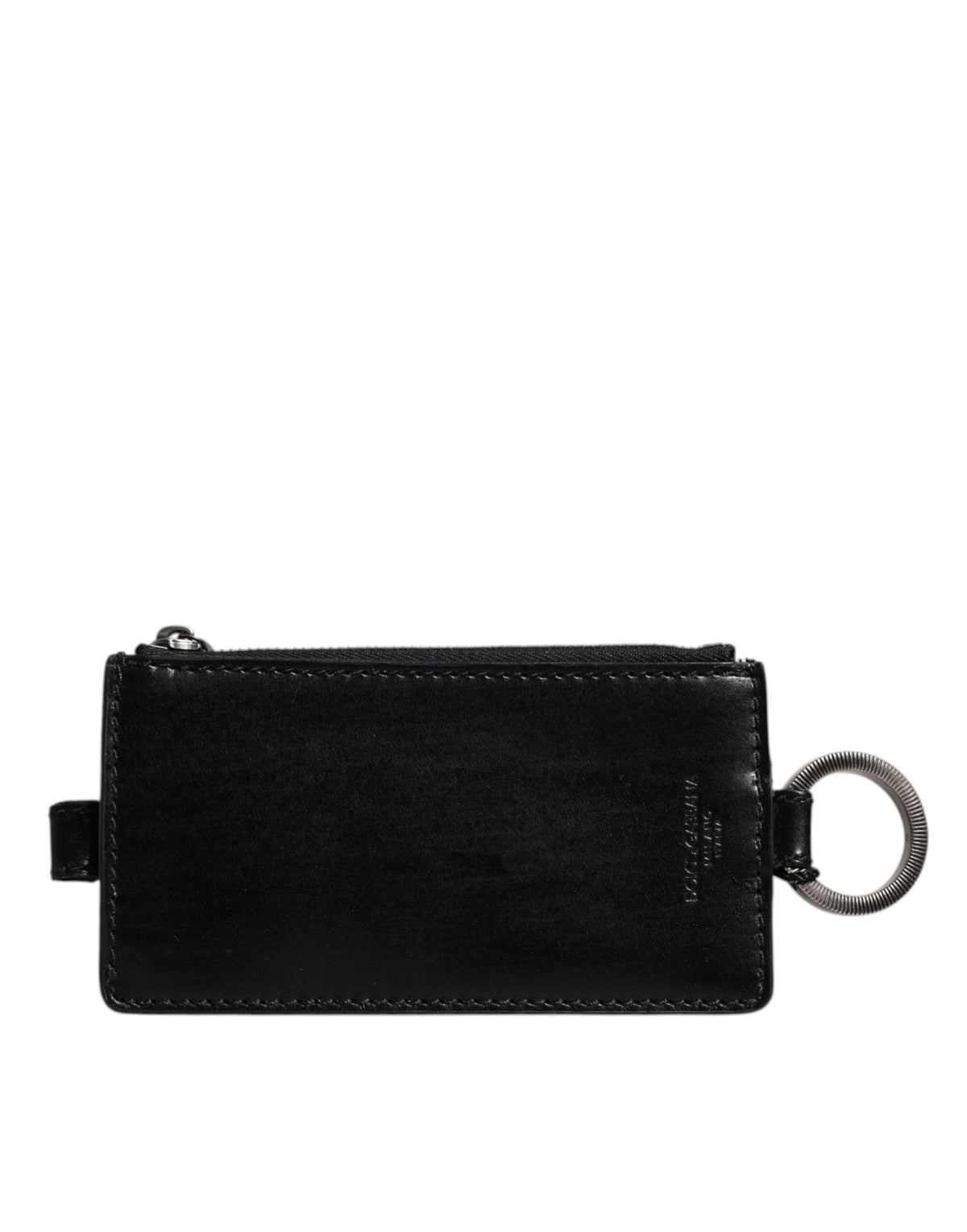 Discover the Dolce & Gabbana Black Horse Leather Lanyard Card Holder Wallet, a symbol of exquisite craftsmanship and timeless elegance, perfect for the discerning individual.