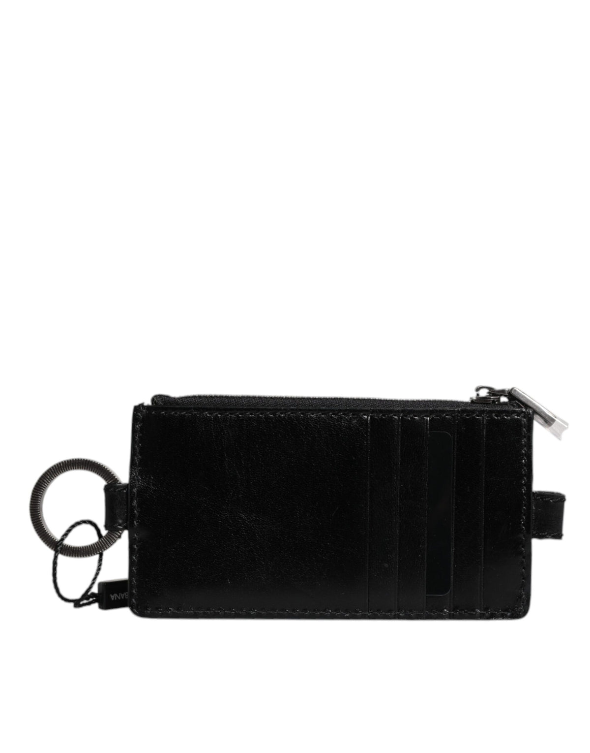 Discover the Dolce & Gabbana Black Horse Leather Lanyard Card Holder Wallet, a timeless blend of exquisite craftsmanship and luxurious aesthetics for the discerning individual.
