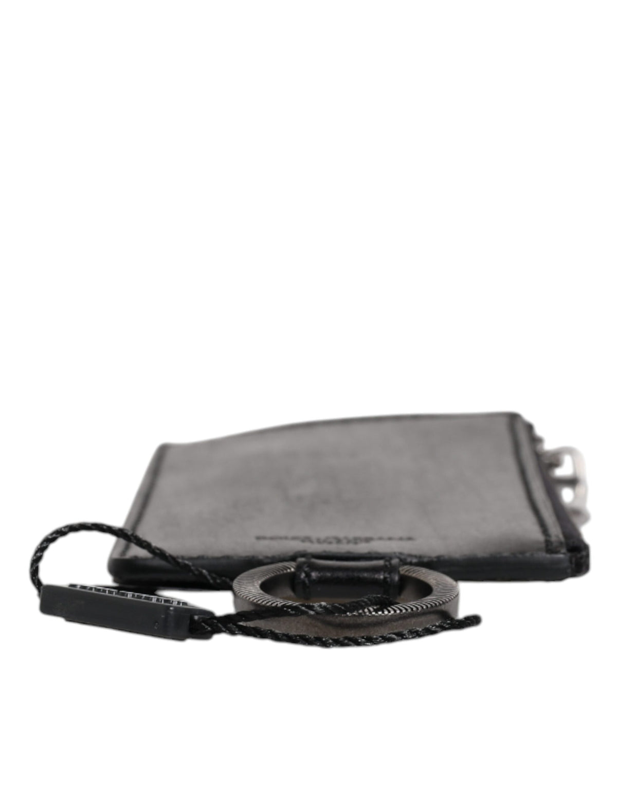 Discover the Dolce & Gabbana Black Horse Leather Lanyard Card Holder Wallet, a symbol of exquisite craftsmanship and timeless elegance, perfect for the discerning individual.