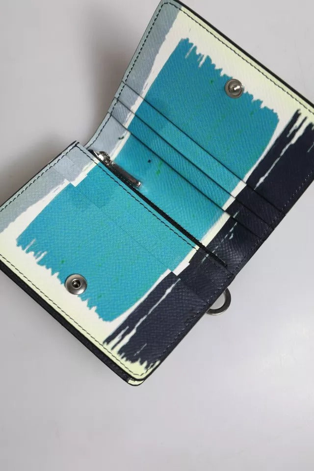 Discover the allure of Dolce & Gabbana's Multicolor Leather DG Logo Bifold Card Holder, a masterpiece of Italian craftsmanship that embodies luxury and sophistication.