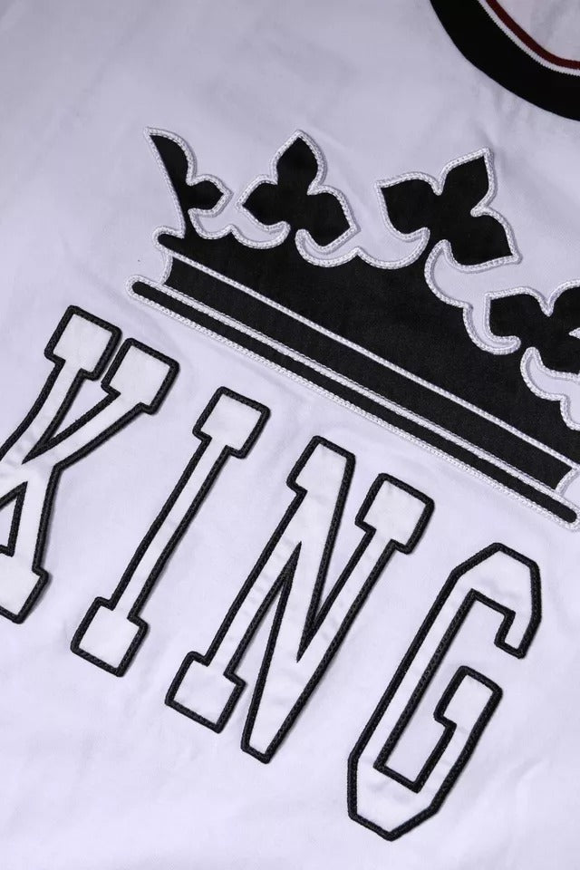 Dolce & Gabbana White Jersey Crew Neck T-shirt - Timeless Luxury