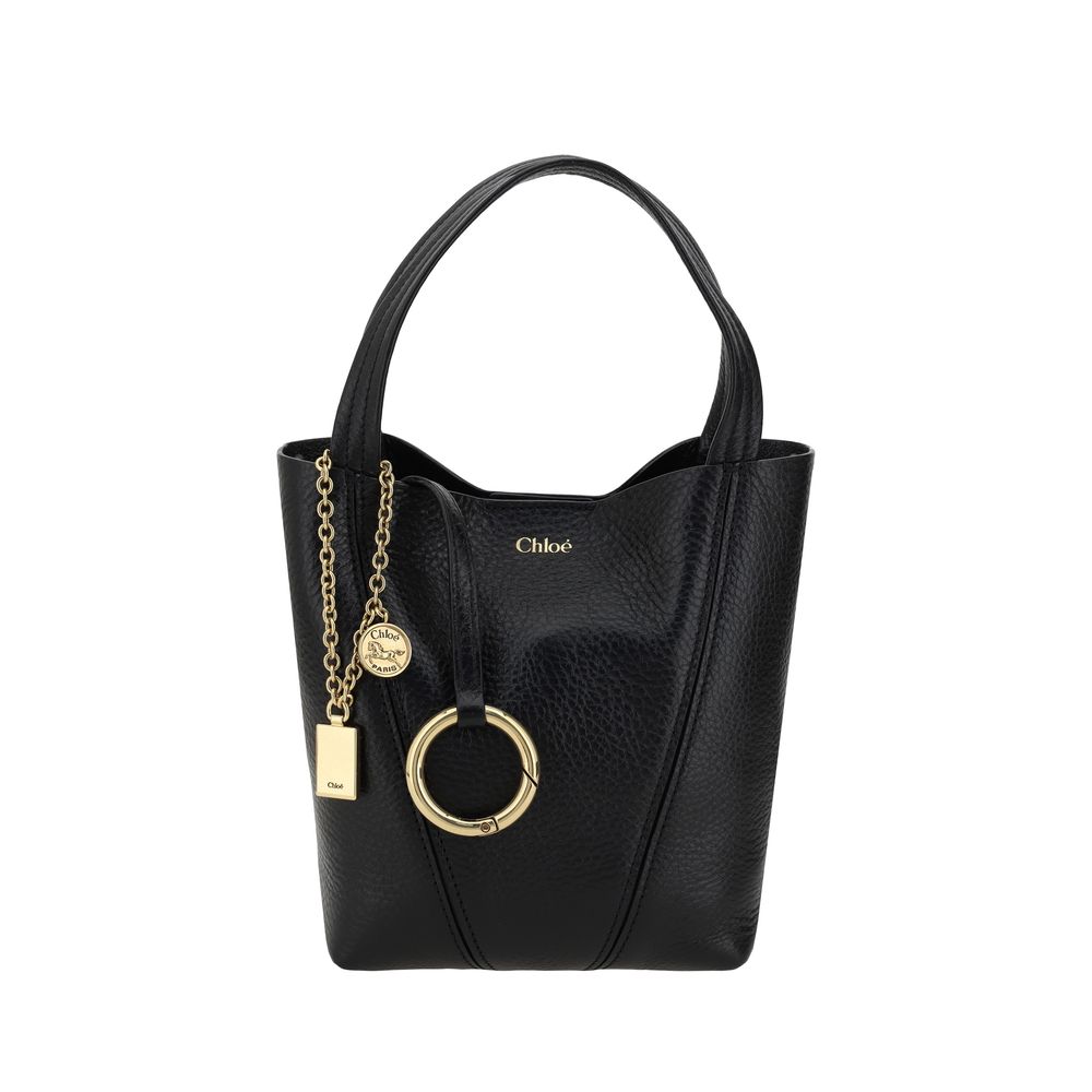 Chloé Black Calf Leather Bos Taurus Shoulder Bag - Elegant Luxury