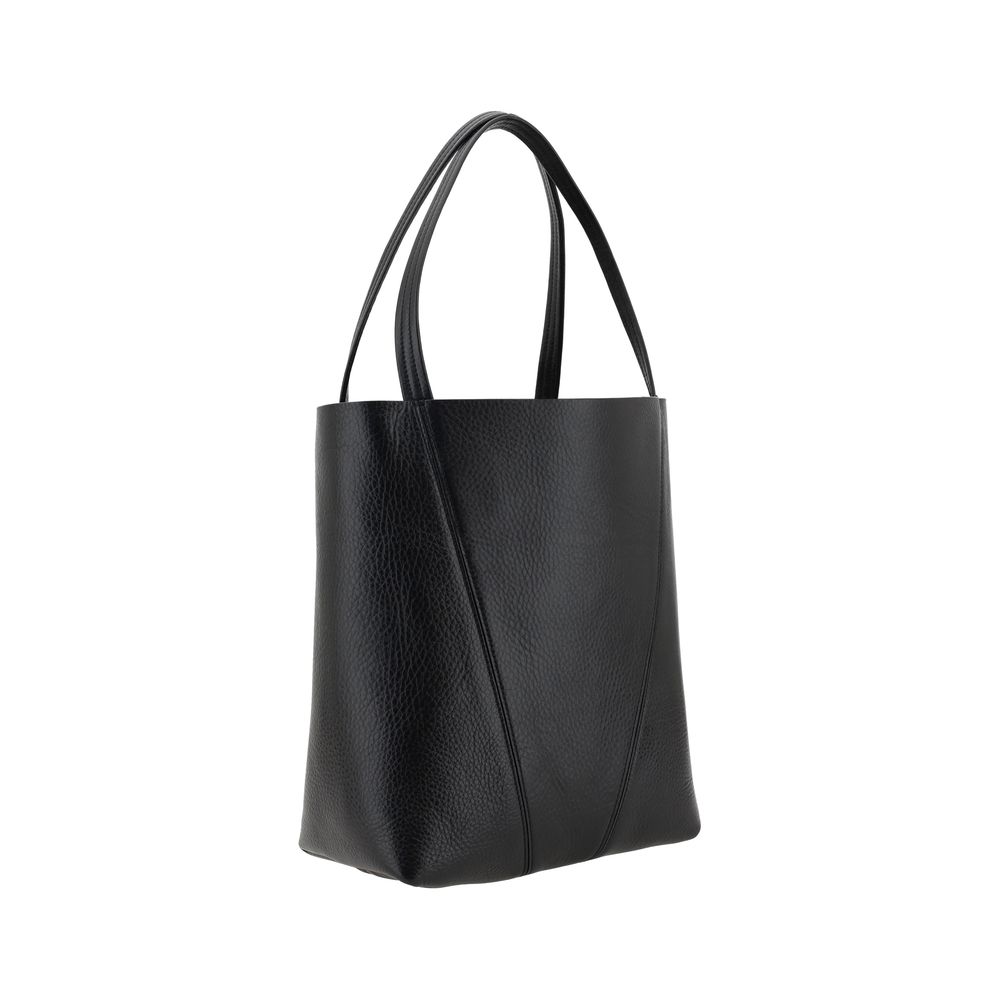 Chloé Black Calf Leather Bos Taurus Shoulder Bag, Artisanal Elegance