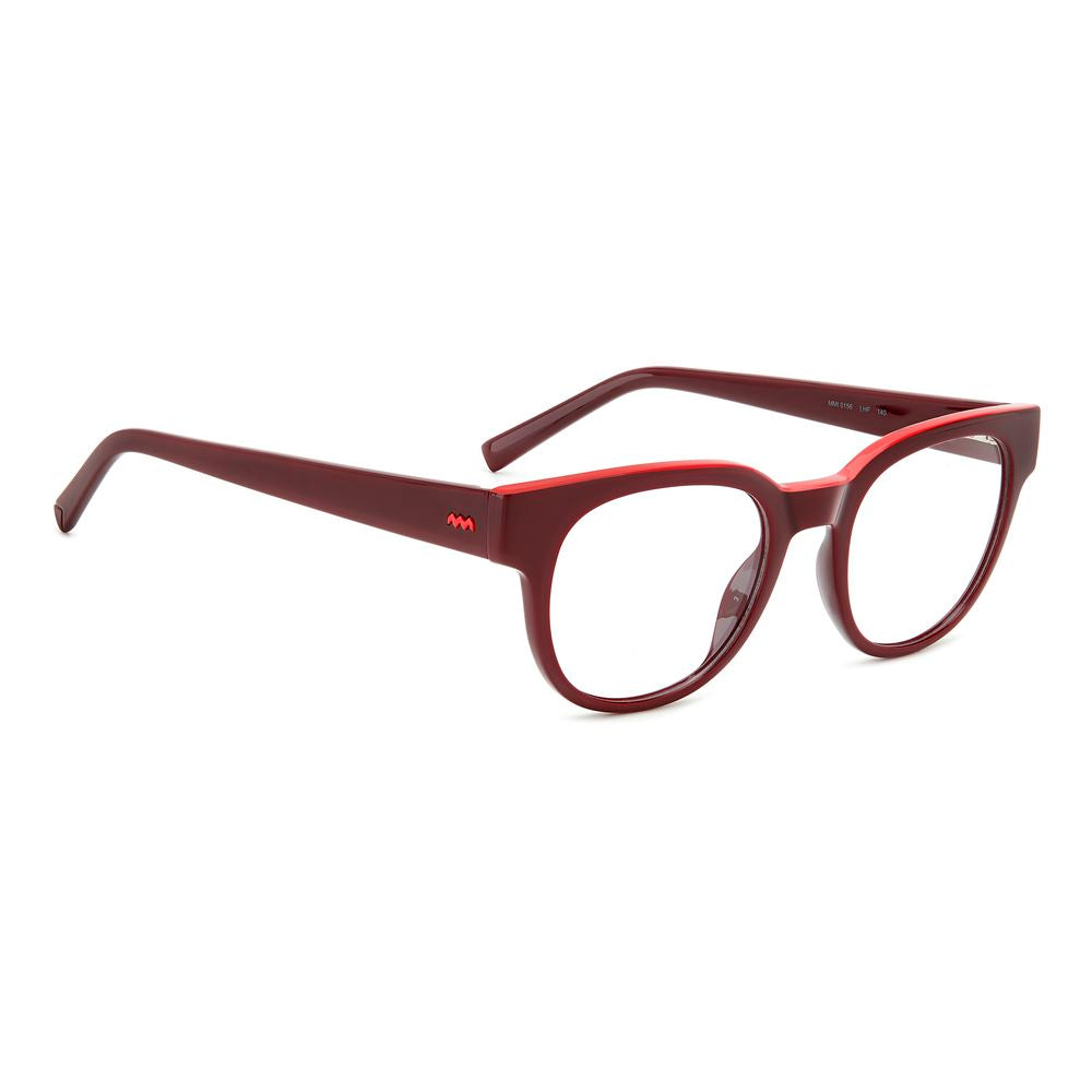 Experience the allure of M Missoni Red Resin Glasses, where exquisite craftsmanship meets bold design, elevating your style to new heights of luxury and sophistication.