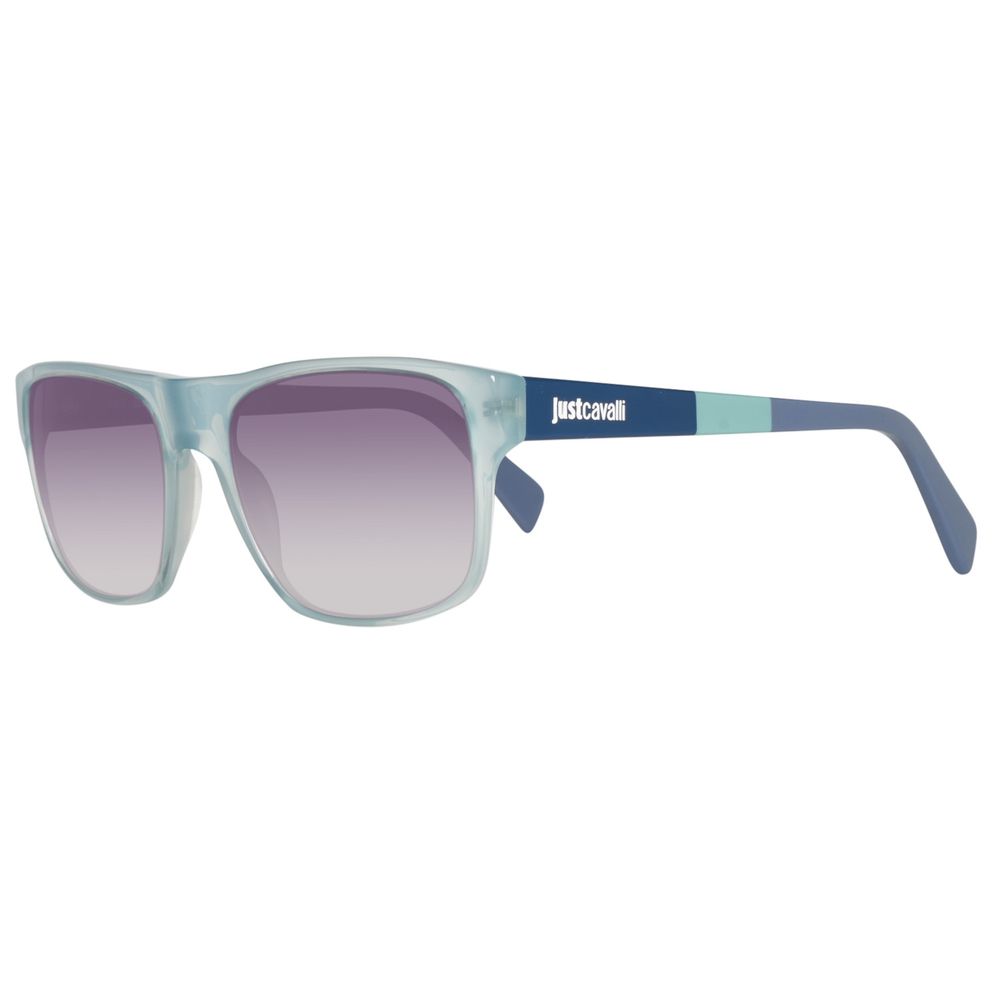 Indulge in the exquisite allure of Just Cavalli Blue Acetate Sunglasses, where premium craftsmanship meets modern elegance for a statement of refined luxury.