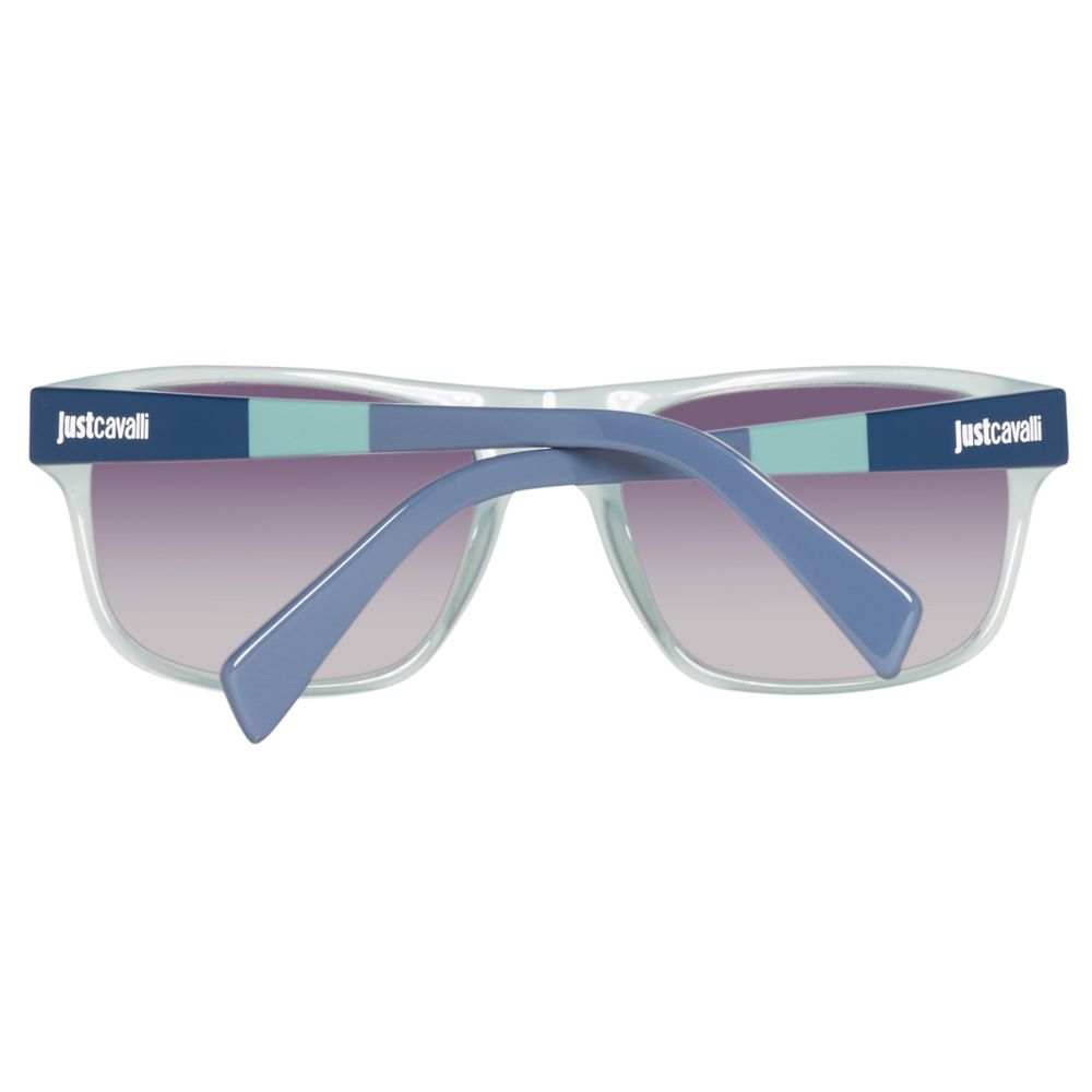 Indulge in the exquisite Just Cavalli Blue Acetate Sunglasses, where premium craftsmanship meets modern elegance, elevating your style with luxurious allure.