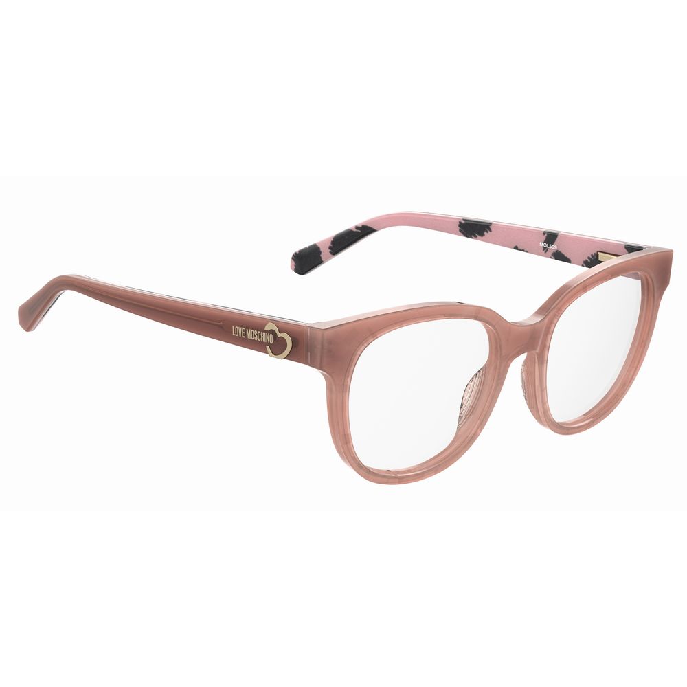Elevate your style with Love Moschino Orange Acetate Glasses, a blend of premium craftsmanship and vibrant elegance, perfect for the discerning fashion aficionado.