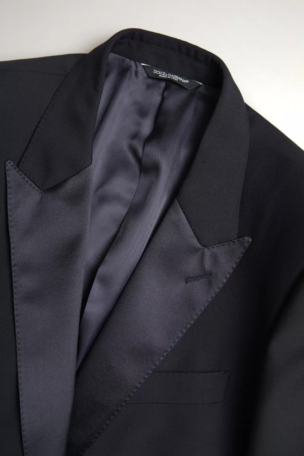 Dolce & Gabbana Black 3 Piece Single Breasted MARTINI Suit