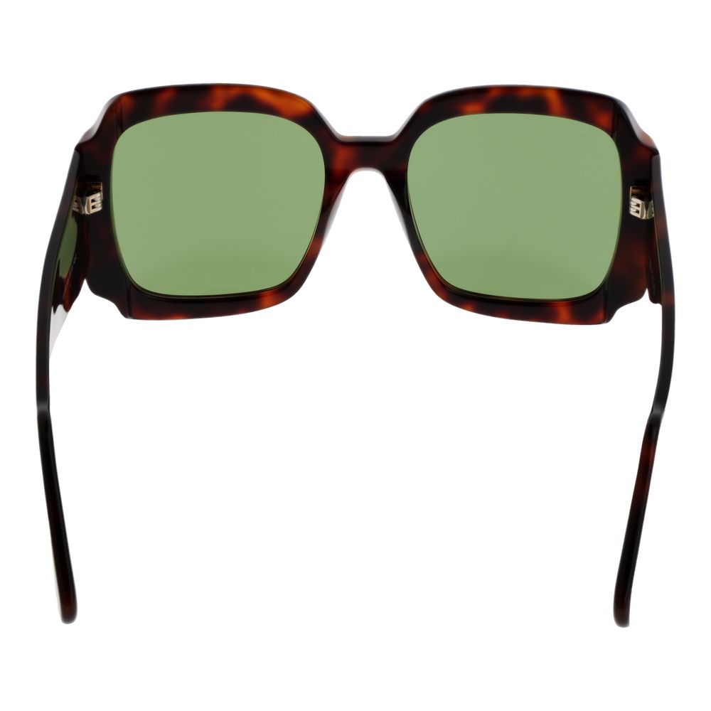 GCDS Brown Plastic Sunglasses - Timeless Elegance Redefined