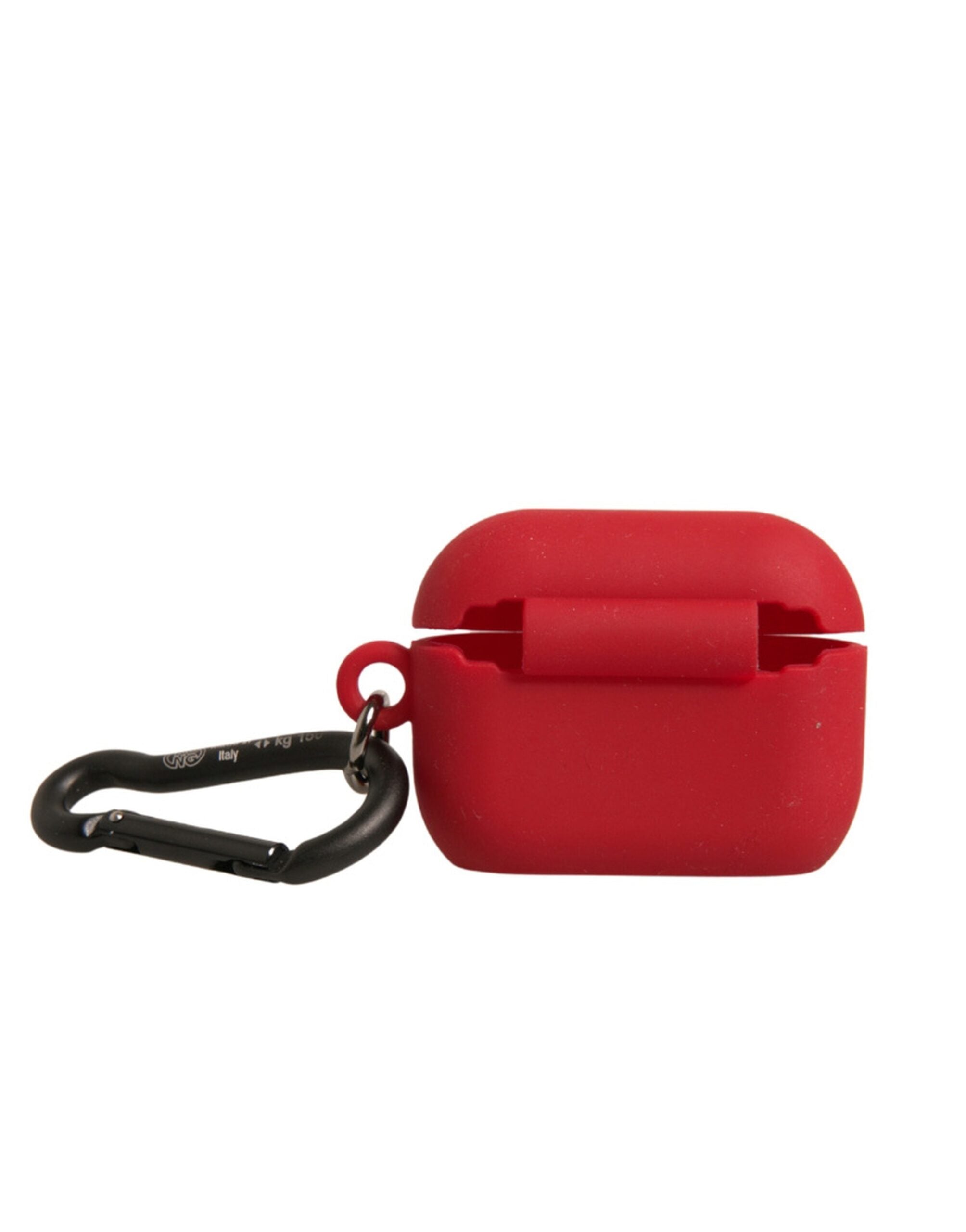 Elevate your style with the Dolce & Gabbana Red Silicone Rubber Airpods Case, a luxurious blend of exquisite Italian craftsmanship and bold design, perfect for the discerning individual.