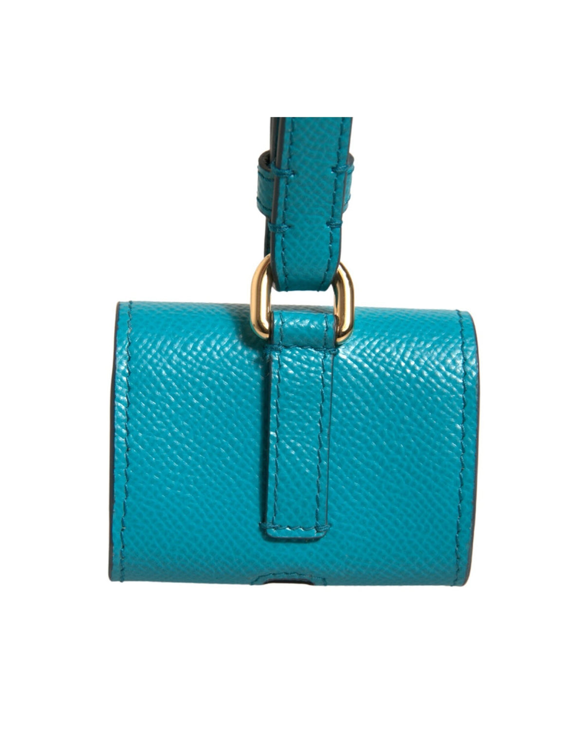 Discover the Dolce & Gabbana Green Logo Plaque Leather Airpods Case, a luxurious blend of exquisite craftsmanship and timeless elegance, perfect for the discerning individual.