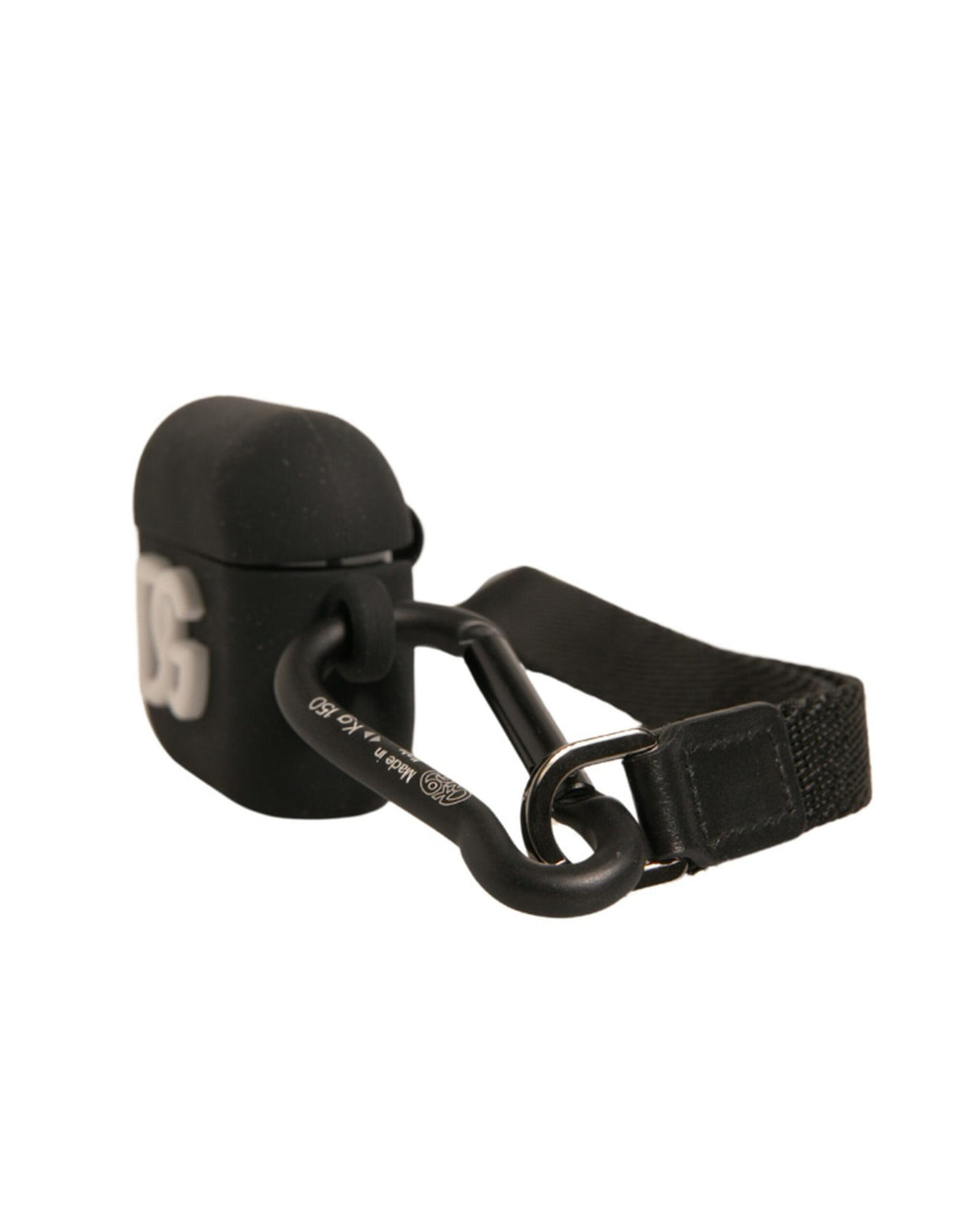 Indulge in the exquisite Dolce & Gabbana Black Silicone Rubber Airpods Case, where timeless elegance meets artisan craftsmanship, elevating your everyday luxury.