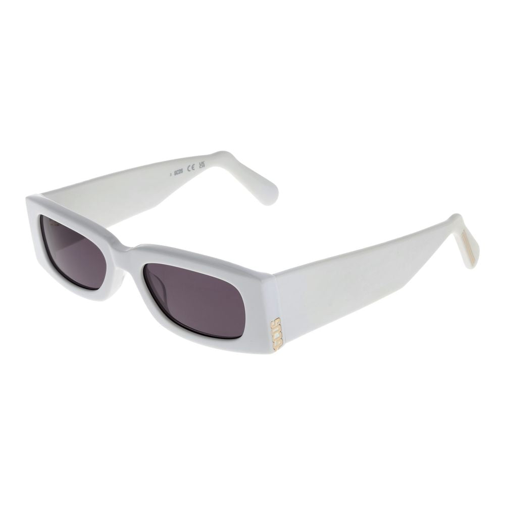 GCDS White Plastic Sunglasses - Luxurious Eyewear for All