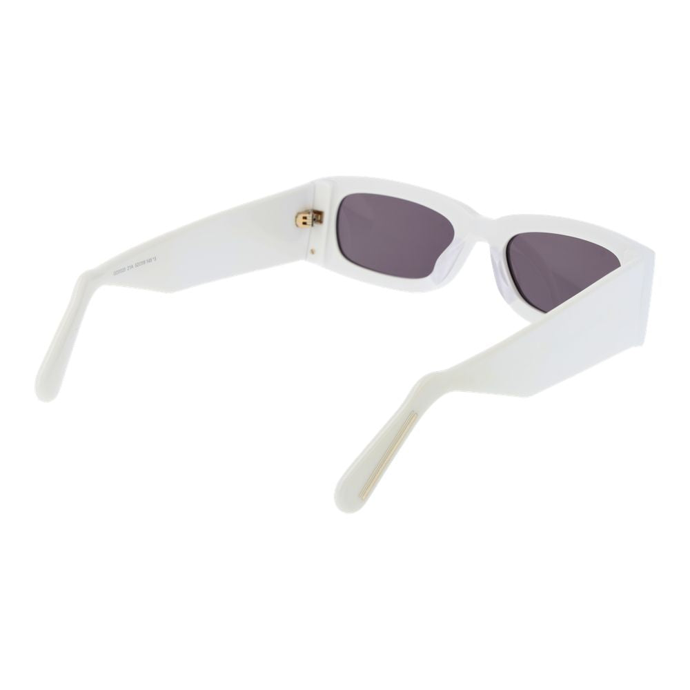 GCDS White Plastic Sunglasses - Luxurious Elegance for All