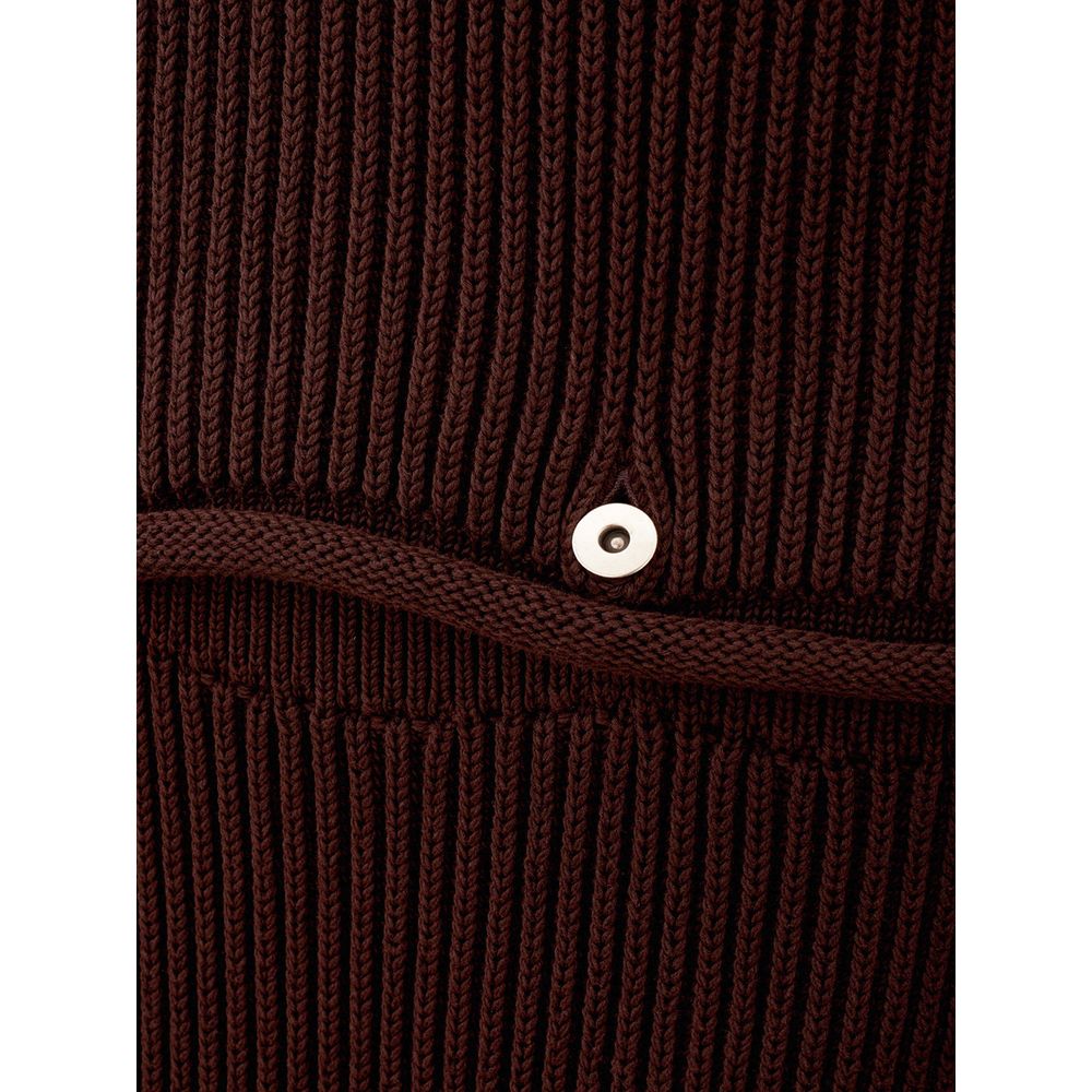 Bottega Veneta Brown Viscose Casual Dress – Artisanal Luxury