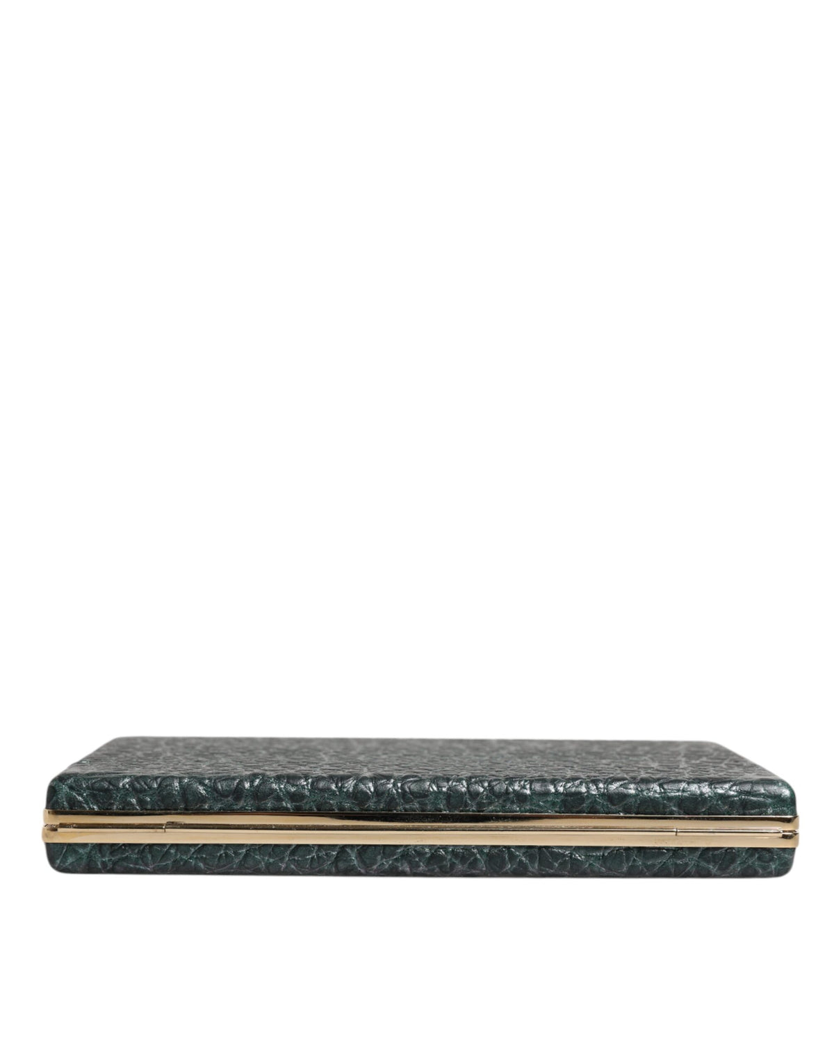Elevate your evening allure with the Dolce & Gabbana Black Leather Clutch, a masterpiece of Italian craftsmanship that embodies timeless luxury and sophistication.