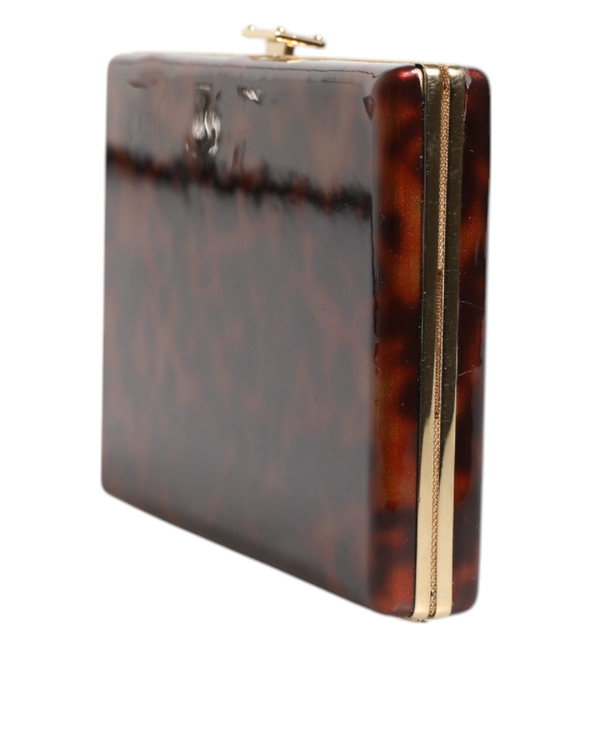Indulge in the exquisite Dolce & Gabbana Brown Leather Clutch, a vintage masterpiece of Italian craftsmanship that elevates your evening elegance and sophistication.