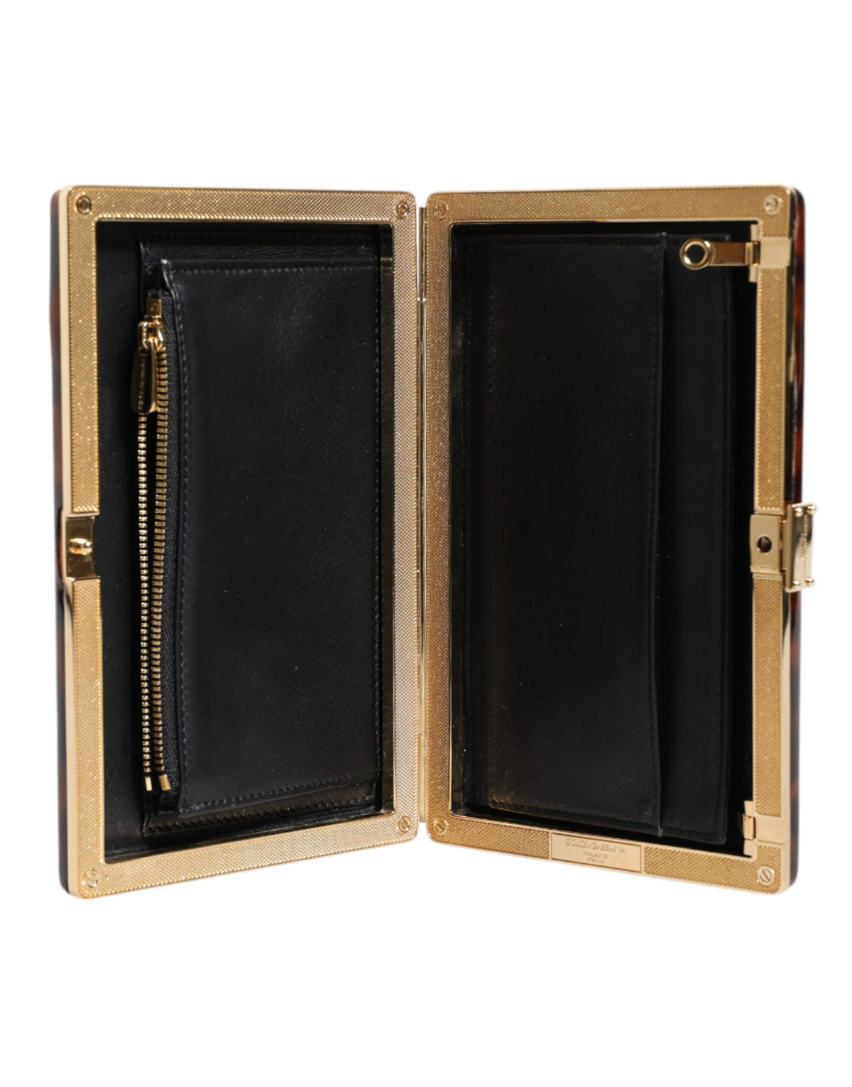 Experience the allure of the Dolce & Gabbana Brown Leather Clutch, a vintage masterpiece crafted in Italy, embodying timeless elegance and exquisite luxury for every occasion.