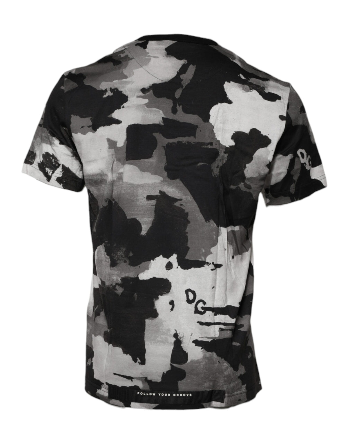 Dolce & Gabbana Multicolor Camouflage Crew Neck T-shirt Couture