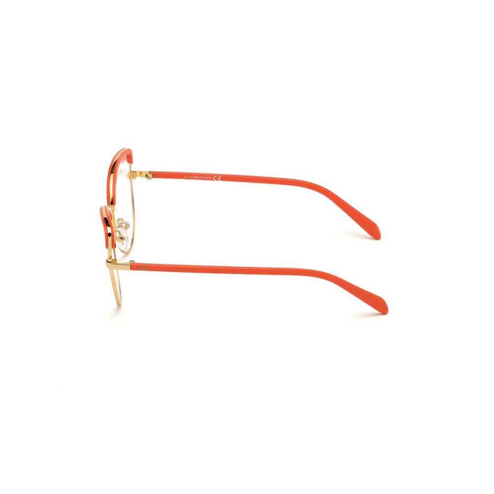 Emilio Pucci Gold Metal Glasses – Artisanal Luxury Eyewear