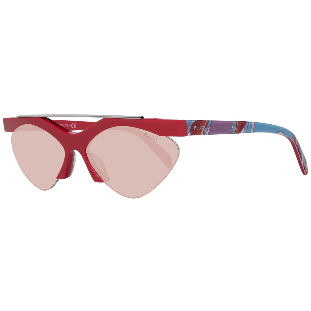 Emilio Pucci Red Metal Sunglasses – Artisanal Luxury Eyewear