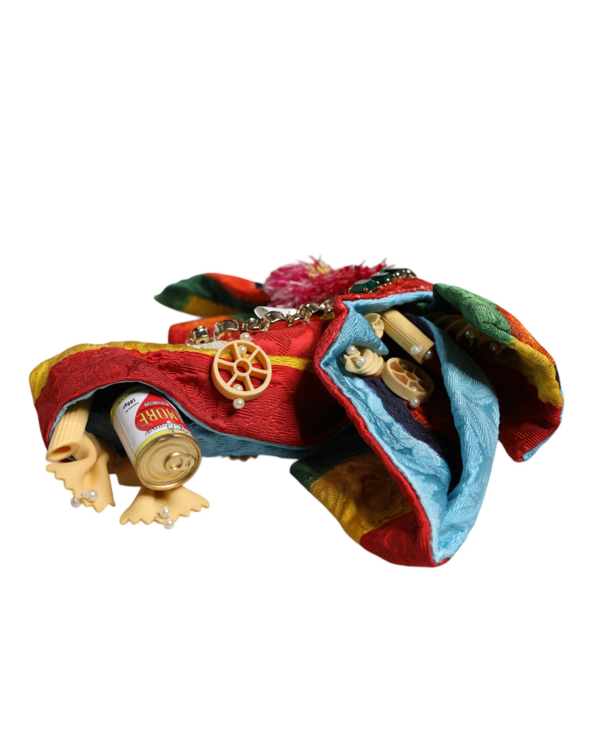 Indulge in the exquisite Dolce & Gabbana Multicolor Floral Crystal Embellished Diadem Headband, a handcrafted masterpiece that elevates your elegance with artisanal luxury and vibrant allure.