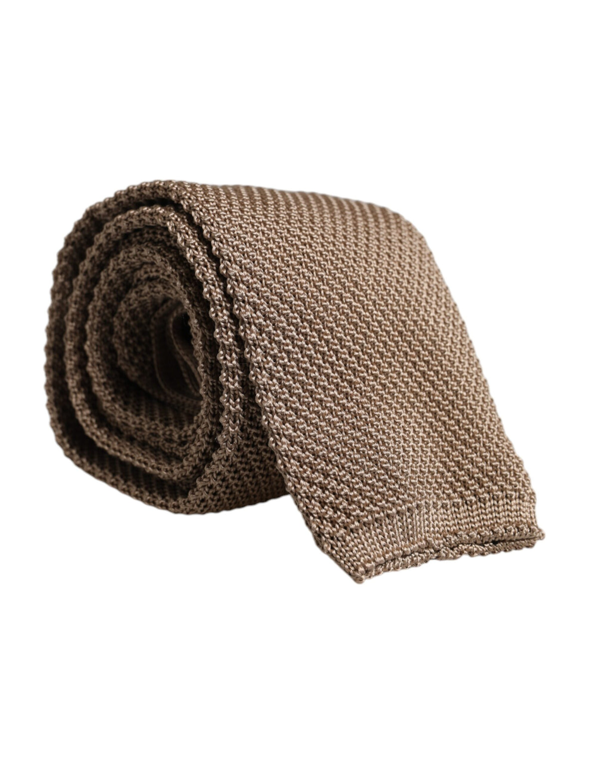 Indulge in the exquisite Dolce & Gabbana Brown Silk Adjustable Necktie, a timeless accessory crafted from 100% silk, embodying sophistication and refined elegance for the discerning individual.