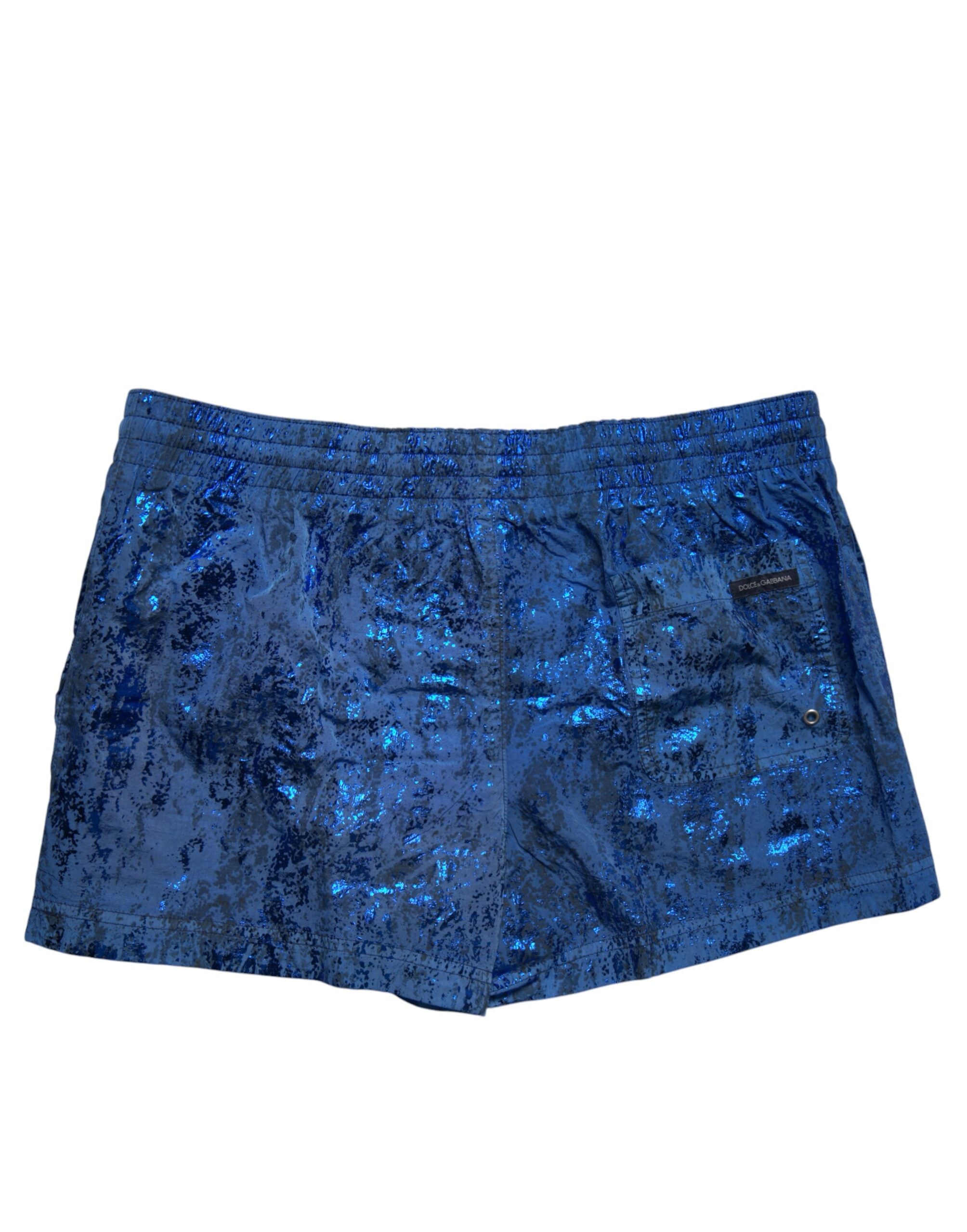 Dolce & Gabbana Blue Nylon Beachwear Swim Shorts 2Pc Swimwear