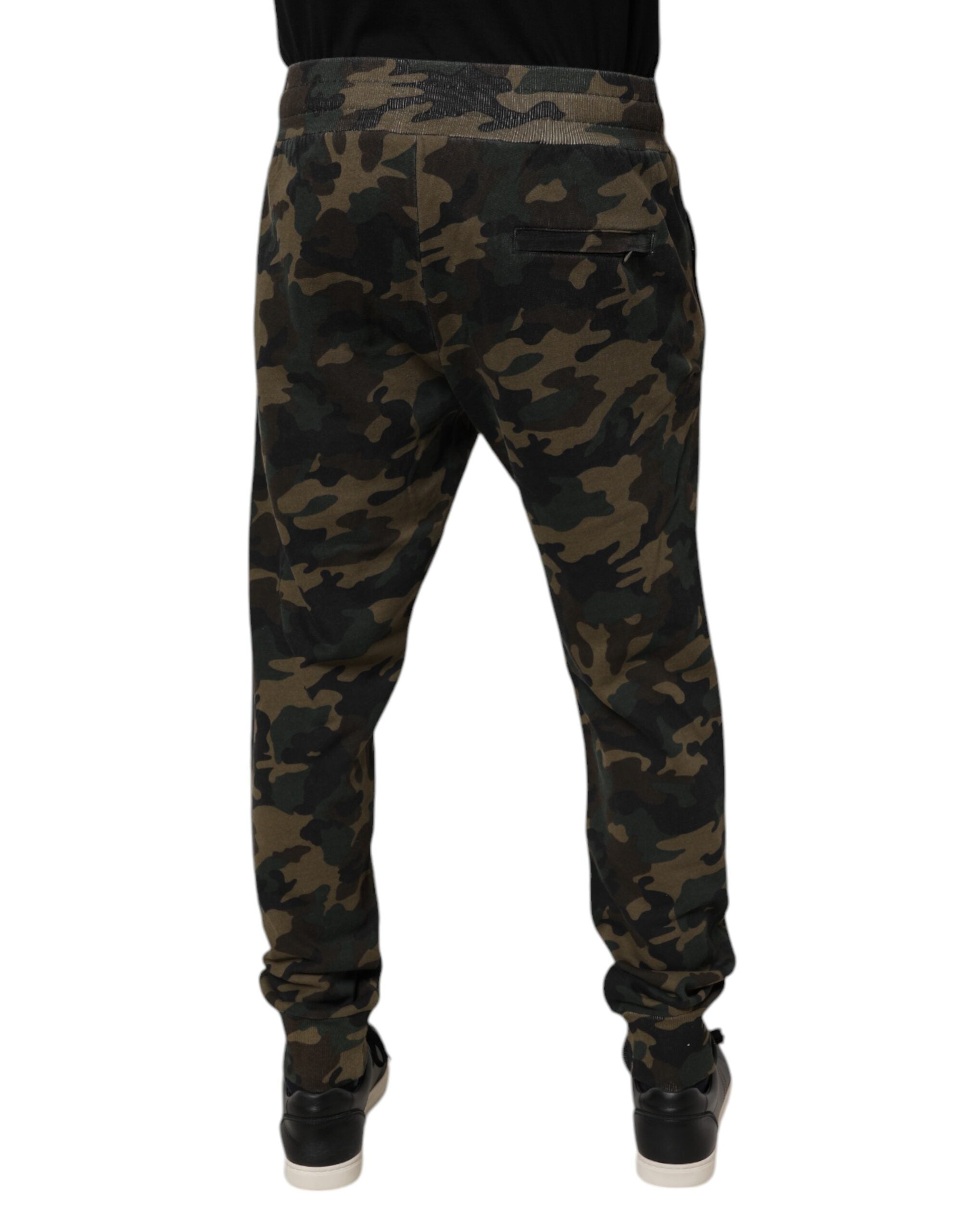 Dolce & Gabbana Multicolor Camouflage Jogger Sweatpants Pants