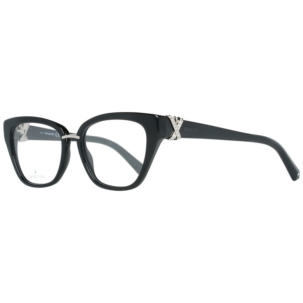 Swarovski Black Women Optical Frames - DEA STILOSA MILANO