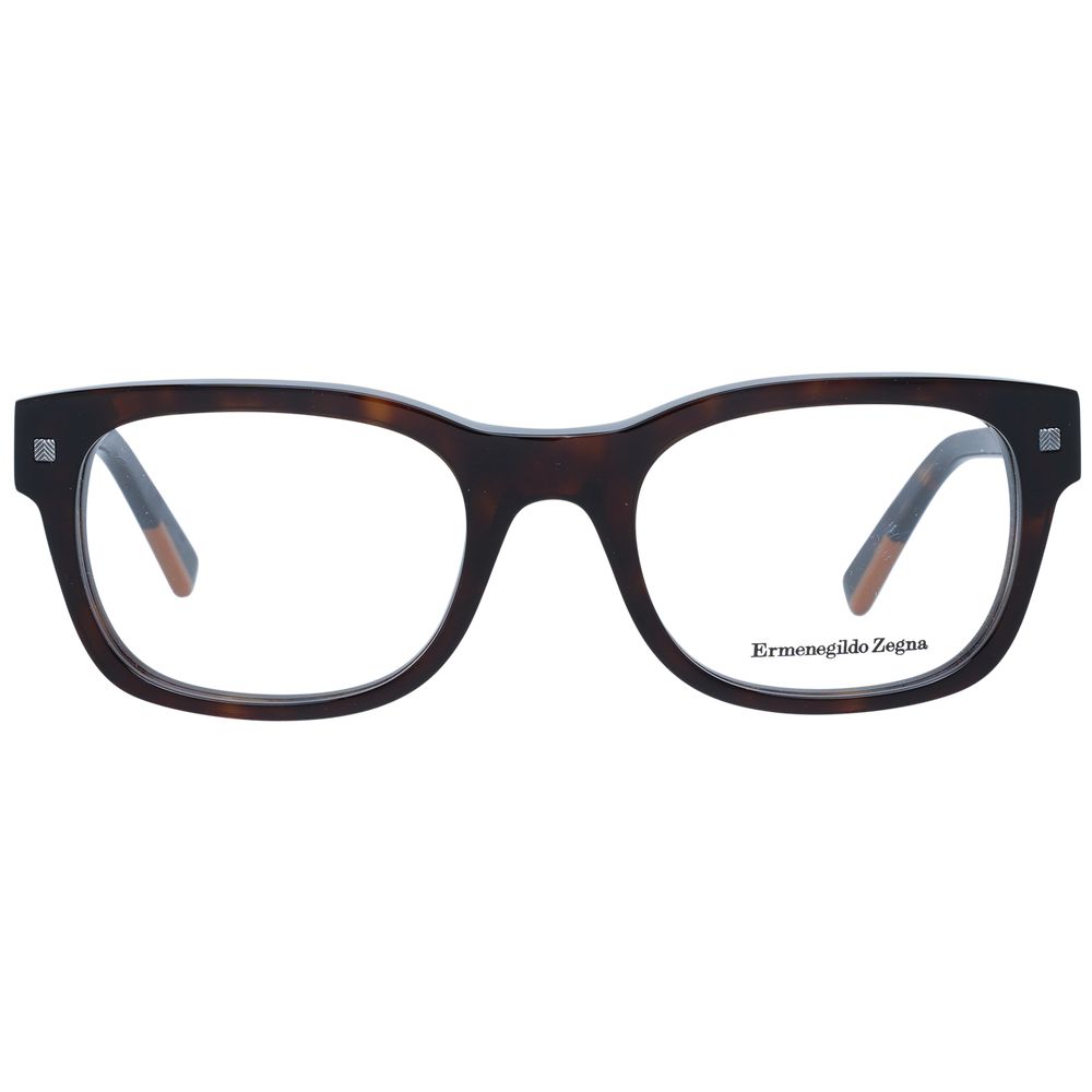 Ermenegildo Zegna Brown Men Optical Frames - DEA STILOSA MILANO