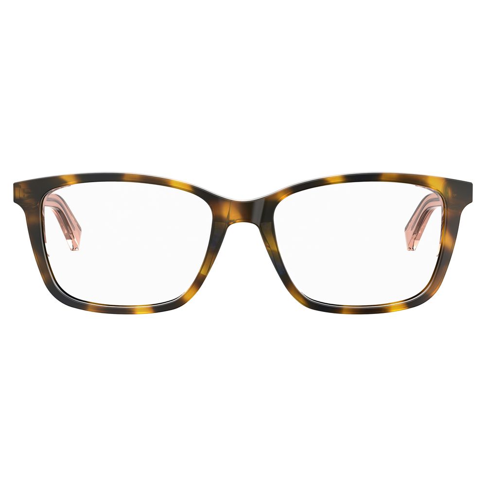 Experience the allure of Love Moschino Brown Acetate Glasses, where exquisite craftsmanship meets timeless elegance, perfect for the discerning individual.