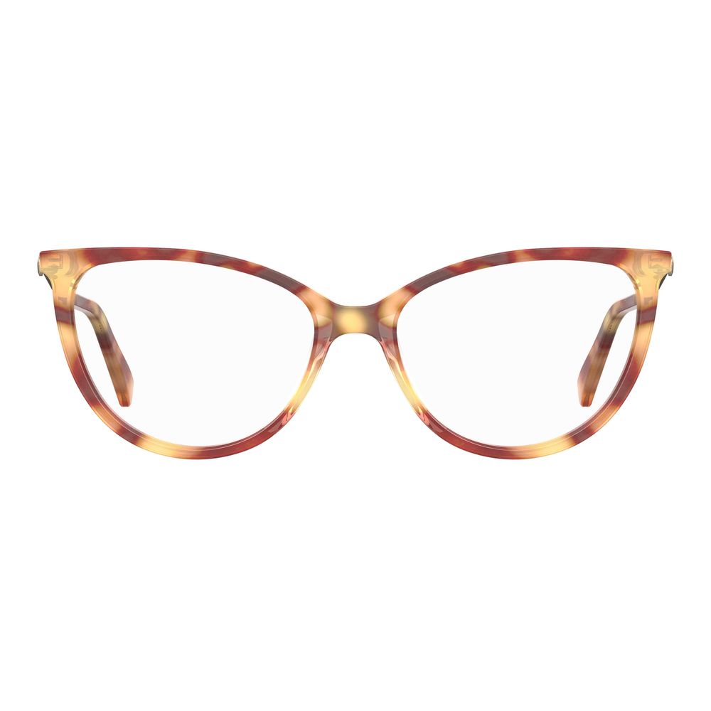 Indulge in the exquisite Love Moschino Brown Acetate Glasses, where premium craftsmanship meets timeless elegance, perfect for elevating any luxurious ensemble.
