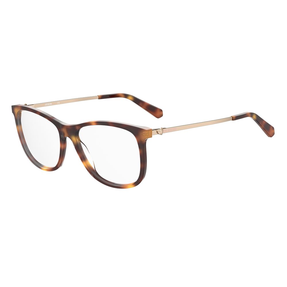 Elevate your style with Love Moschino Brown Acetate Glasses, where exquisite craftsmanship meets timeless elegance, perfect for the discerning individual.