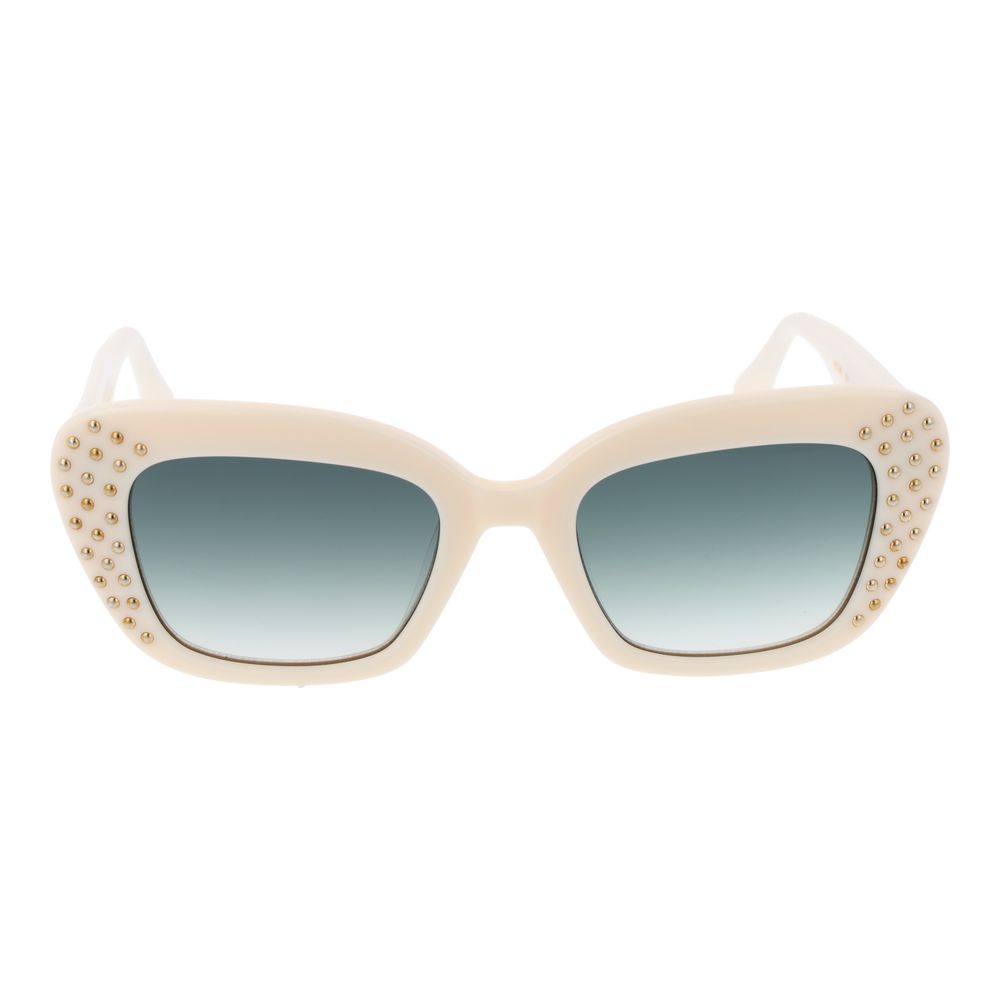 Indulge in the exquisite Maje Cream Acetate Sunglasses from the Timeless Elegance collection, where luxurious craftsmanship meets captivating style, perfect for every sophisticated moment.