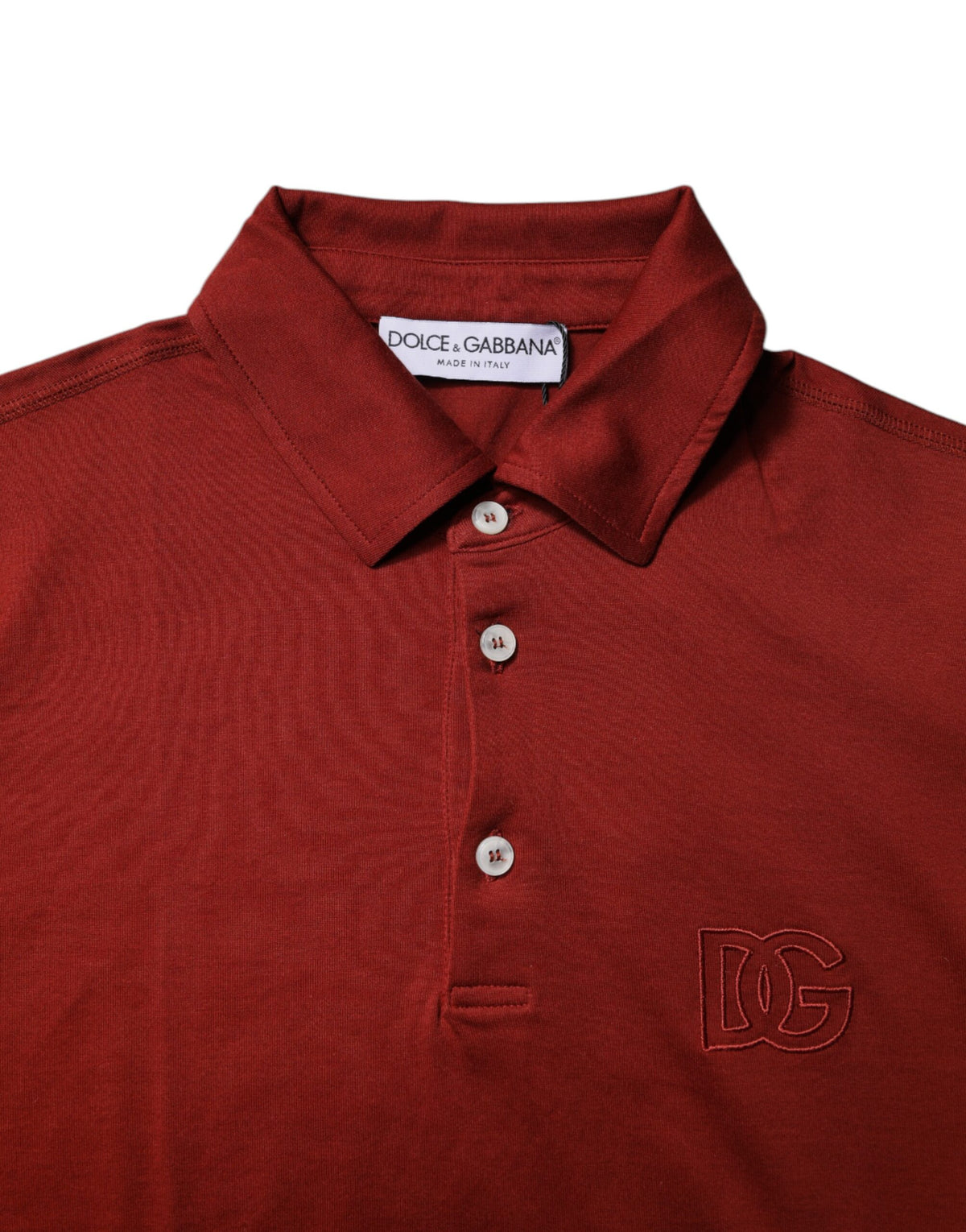 Elevate your wardrobe with the Dolce & Gabbana Red Cotton DG Logo Collared Men Polo T-shirt, a masterpiece of Italian craftsmanship that embodies timeless sophistication and effortless style.