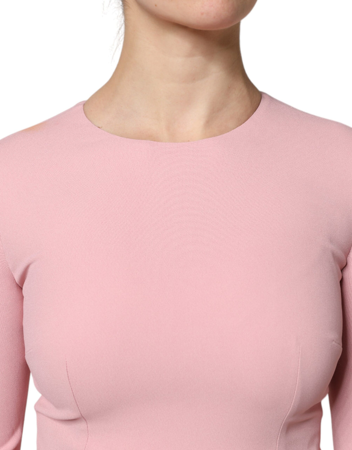 Indulge in the exquisite Dolce & Gabbana Pink A-line Flare Dress, a masterpiece of Italian craftsmanship, blending luxurious viscose and silk for timeless elegance.