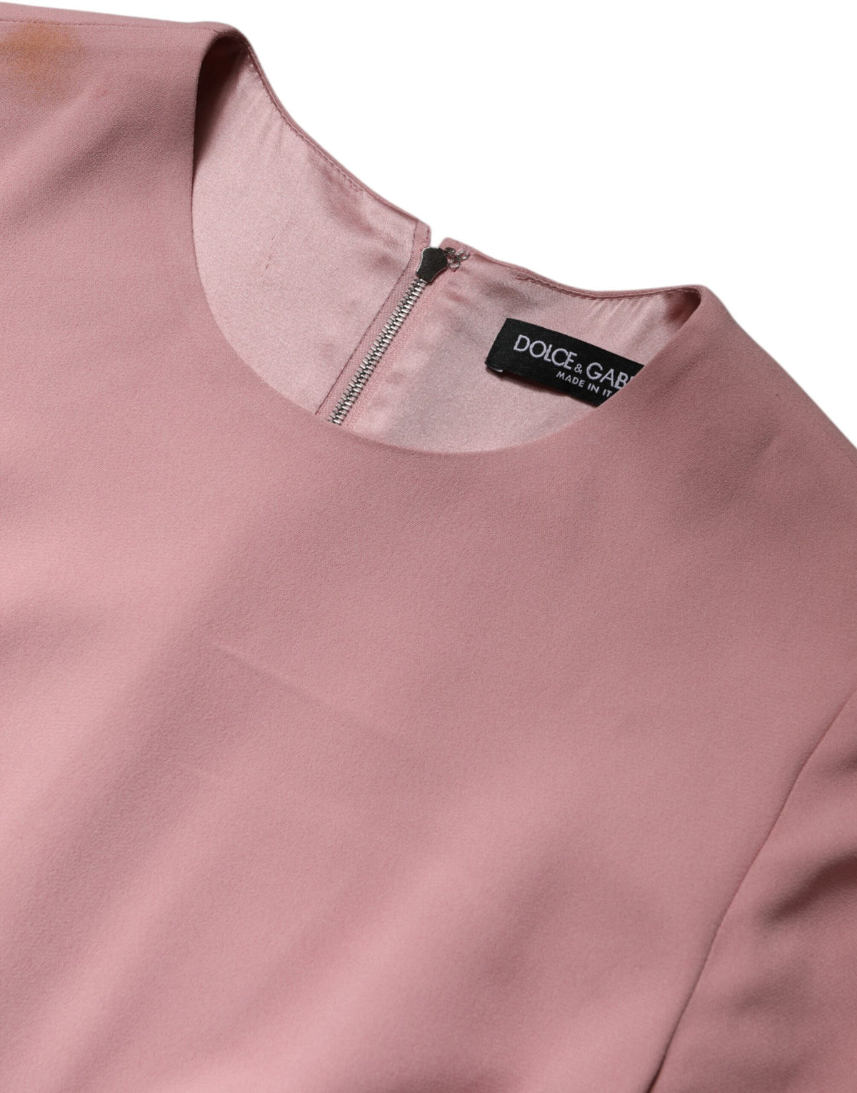 Elevate your wardrobe with the Dolce & Gabbana Pink A-line Flare Dress, a masterpiece of Italian craftsmanship in luxurious viscose and silk, perfect for any occasion.