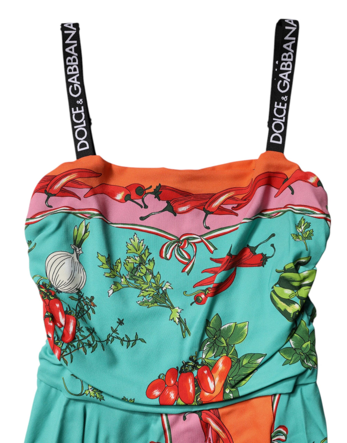 Indulge in the exquisite allure of the Dolce & Gabbana Multicolor Printed Silk Sleeveless Midi Dress, a masterpiece of Italian craftsmanship that elevates your elegance and individuality.