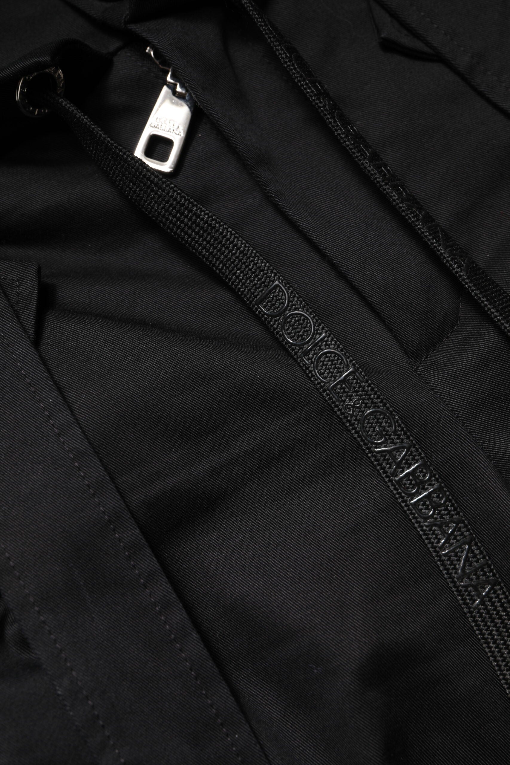 Dolce & Gabbana Black Cotton High Waist Cargo Pants - Luxury Fashion