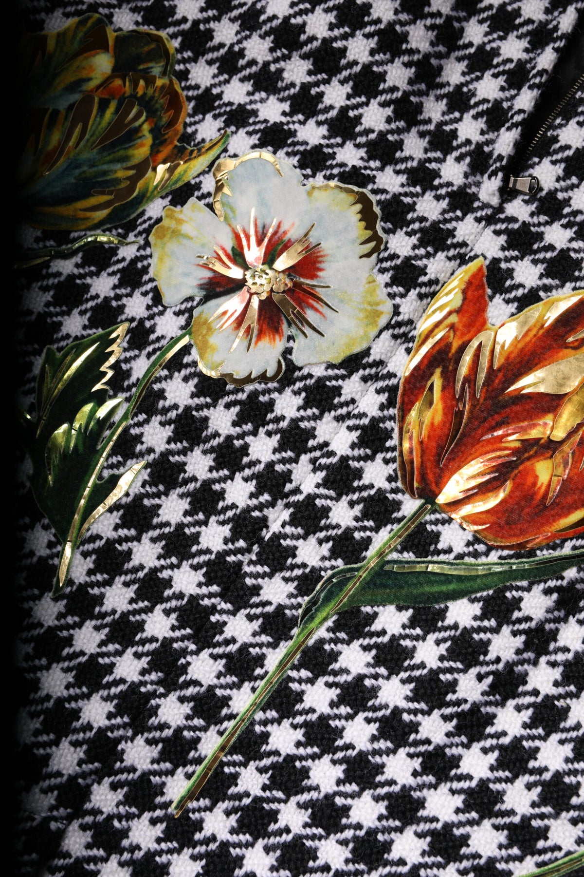 Dolce & Gabbana Floral Print High Waist Pencil Skirt Couture